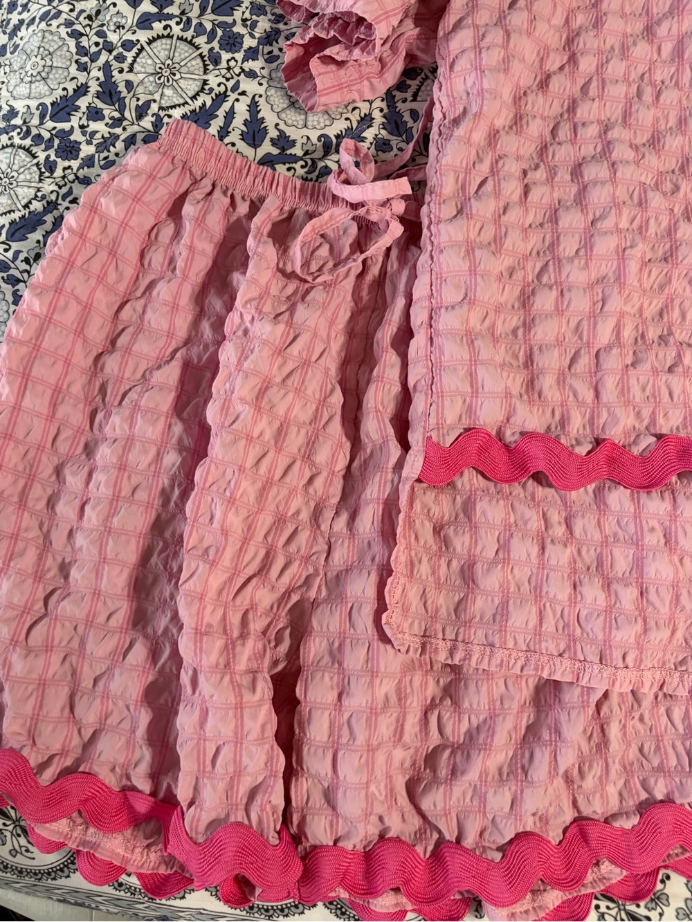 EUC Simply Southern Ruffled Two-Piece short set Medium lightweight - Picture 6 of 14
